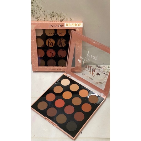 EYESHADOW ANYLADY 16 COLORS PALLETE FAITH OVER FEAR / EYESHADOW JUMBO / HIGHLIGHTER