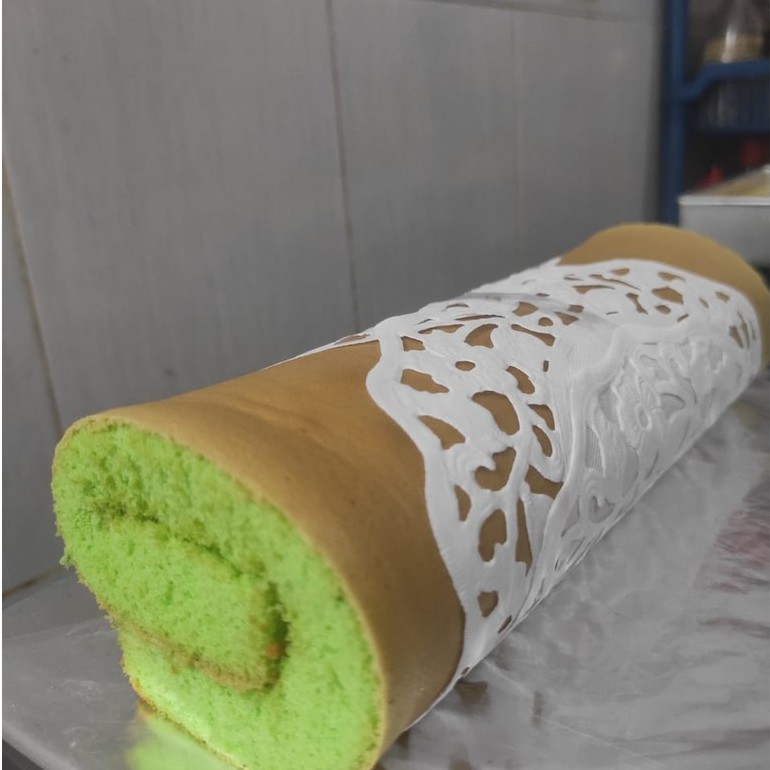 

Bolu Gulung Pandan Isi Selai Srikaya