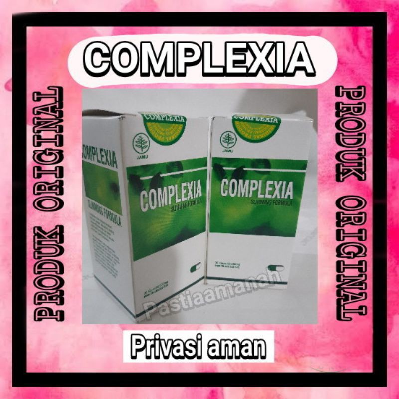 COMPLEXIA HERBAL ALAMI - COMPLEXIA PENURUN BERAT BADAN 100% ASLI PELANGSING BADAN