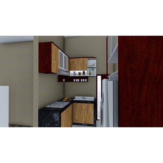 Interior Kitchen Set dan Mini Bar