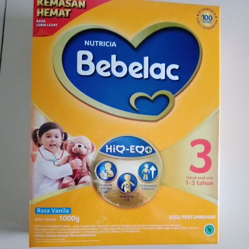 

bebelac 3 madu vanila 1000 gram/1 kg