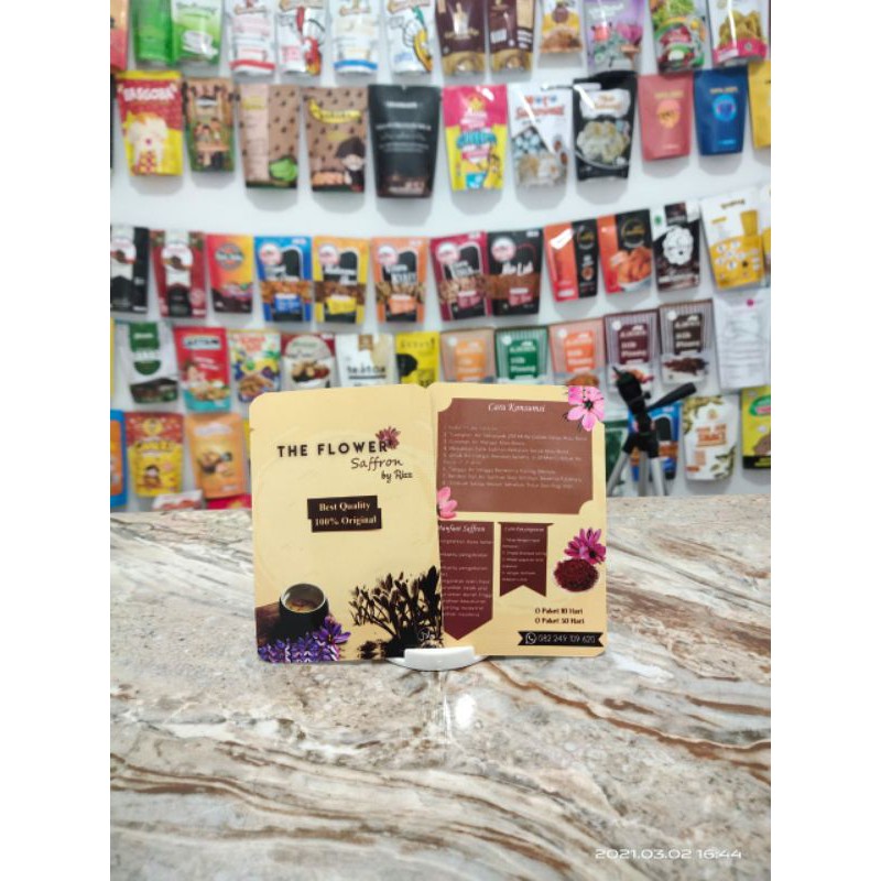 sachet full print kemasan saffron