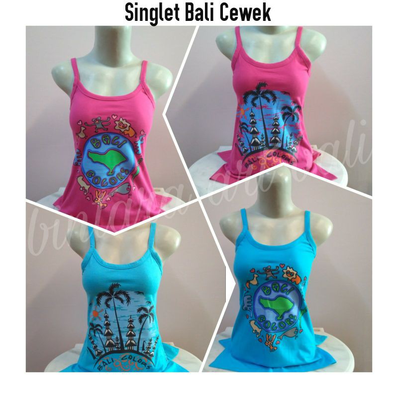 tanktop cewek tanktop bali fashion wanita baju santai tanktop gaul