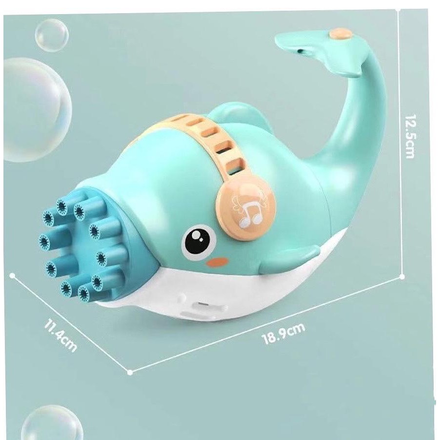 DOLPHIN BUBLE GUN / MAINAN ANAK BUBBLE GELEMBUNG SABUN DOLPIN