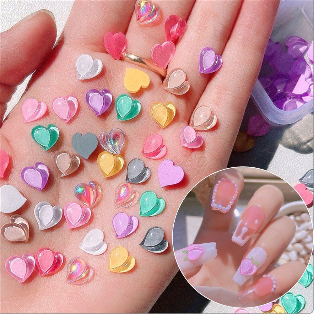 R-flower Nail Art Sequin New Manicure Dekorasi Kuku Glitter Kristal Mewah