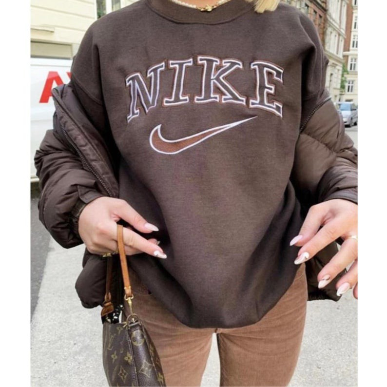 PABRIKHOODIE - BASIC SWEATER REWORK NIKE CREWNECK VOL.2 M-XXL (BORDIR) {PRIA &amp; WANITA}