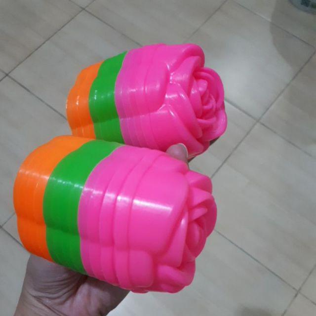 Cetakan Plastik Lusinan Bentuk Mawar Besar