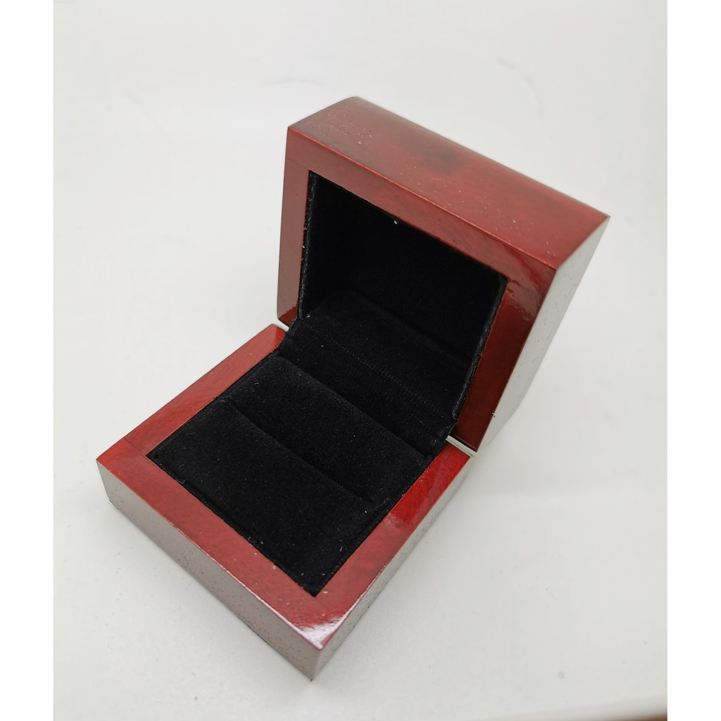 Kotak Perhiasan Kayu Mewah / Jewelry Box / Cincin Kawin, Liontin, Anting, Kalung Koye Tempat Jewelry Murah Cocok Untuk Gift / Hadiah, Lamaran, Mahar Pernikahan, Hantaran Tunangan, Seserahan Pernikahan