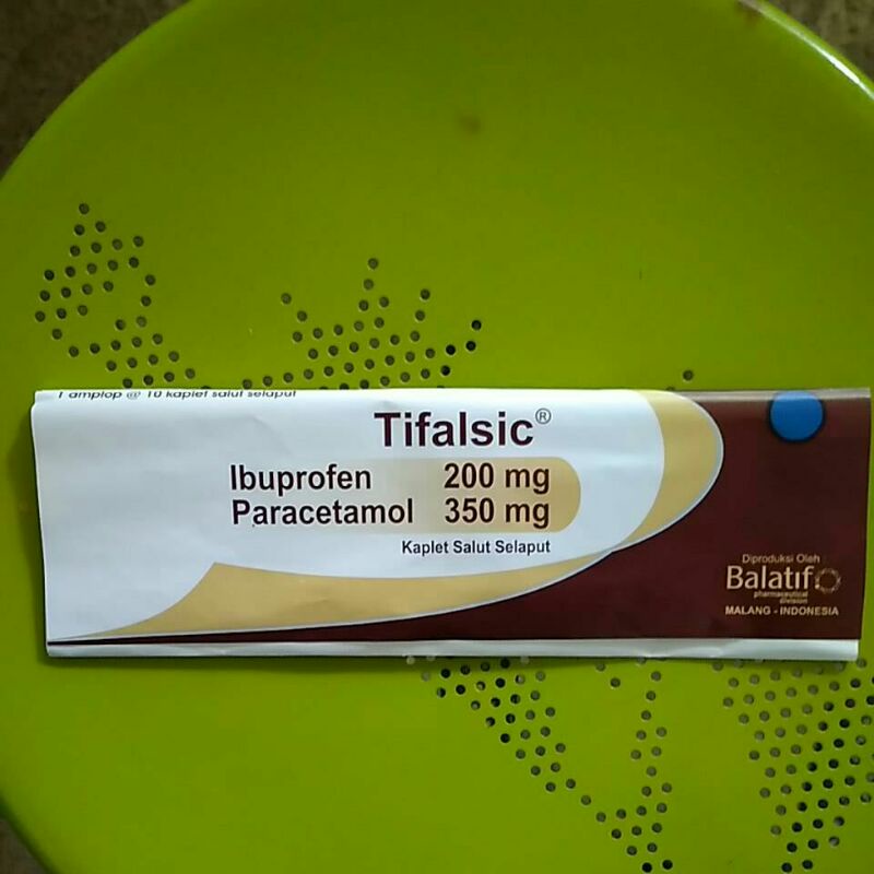 Tifalsic® Tifalsik Kaplet (Obat Sakit Kepala,Sakit Gigi,Nyeri Otot,Nyeri Haid,Demam)