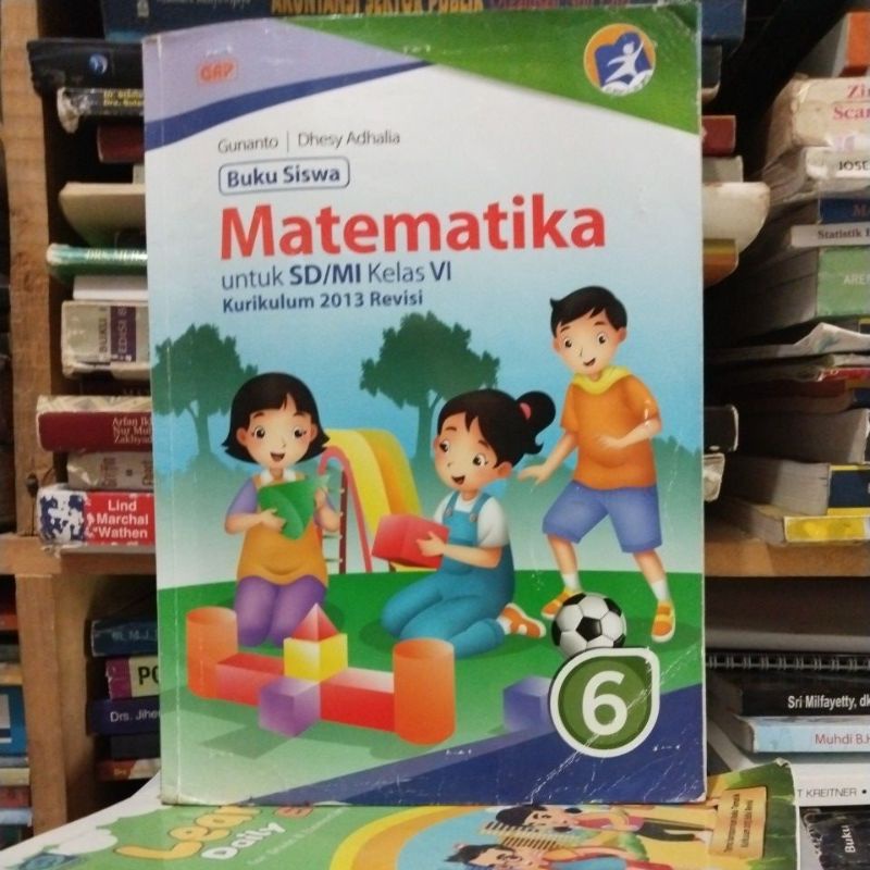 buku matematika kelas VI/6 sd gap