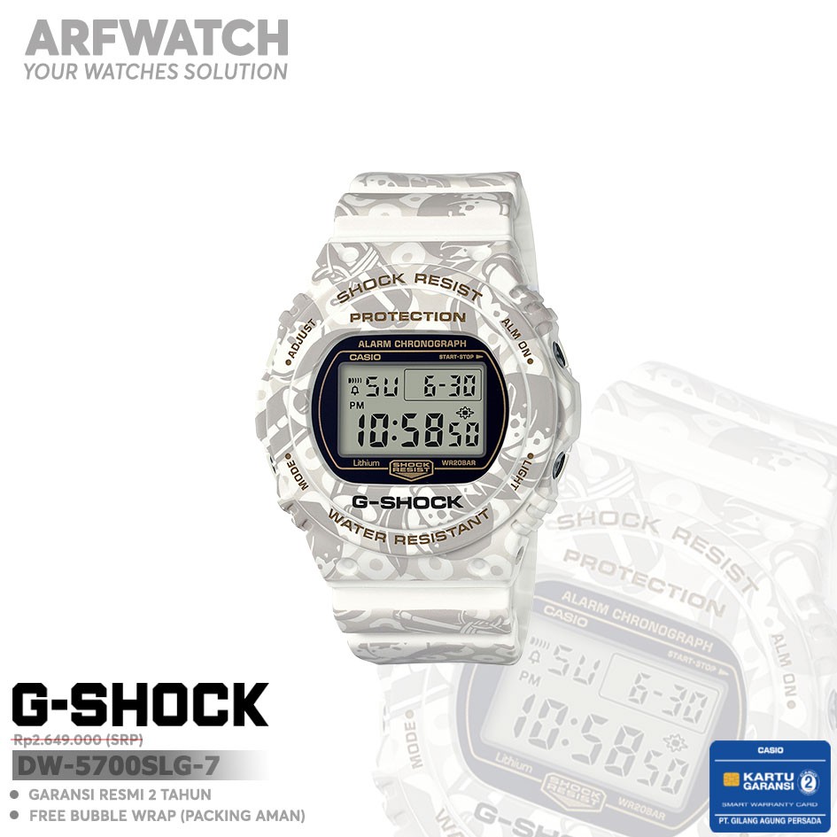 Casio G-shock DW-5700SLG-7 / DW-5700SLG-7DR Original