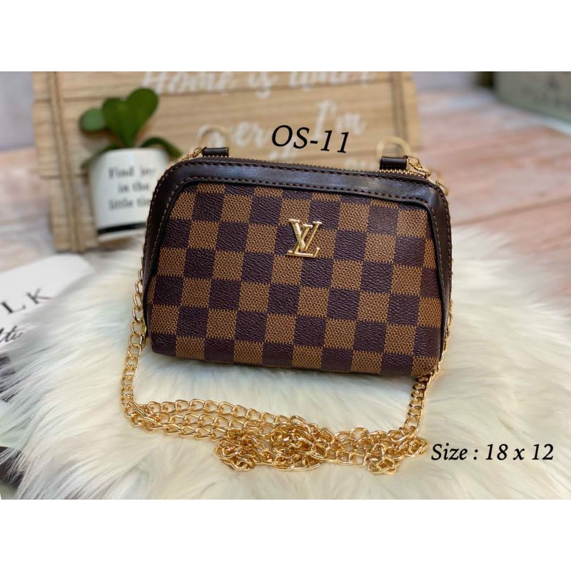 Tas Slempang Oval OS  Mini Wanita Import