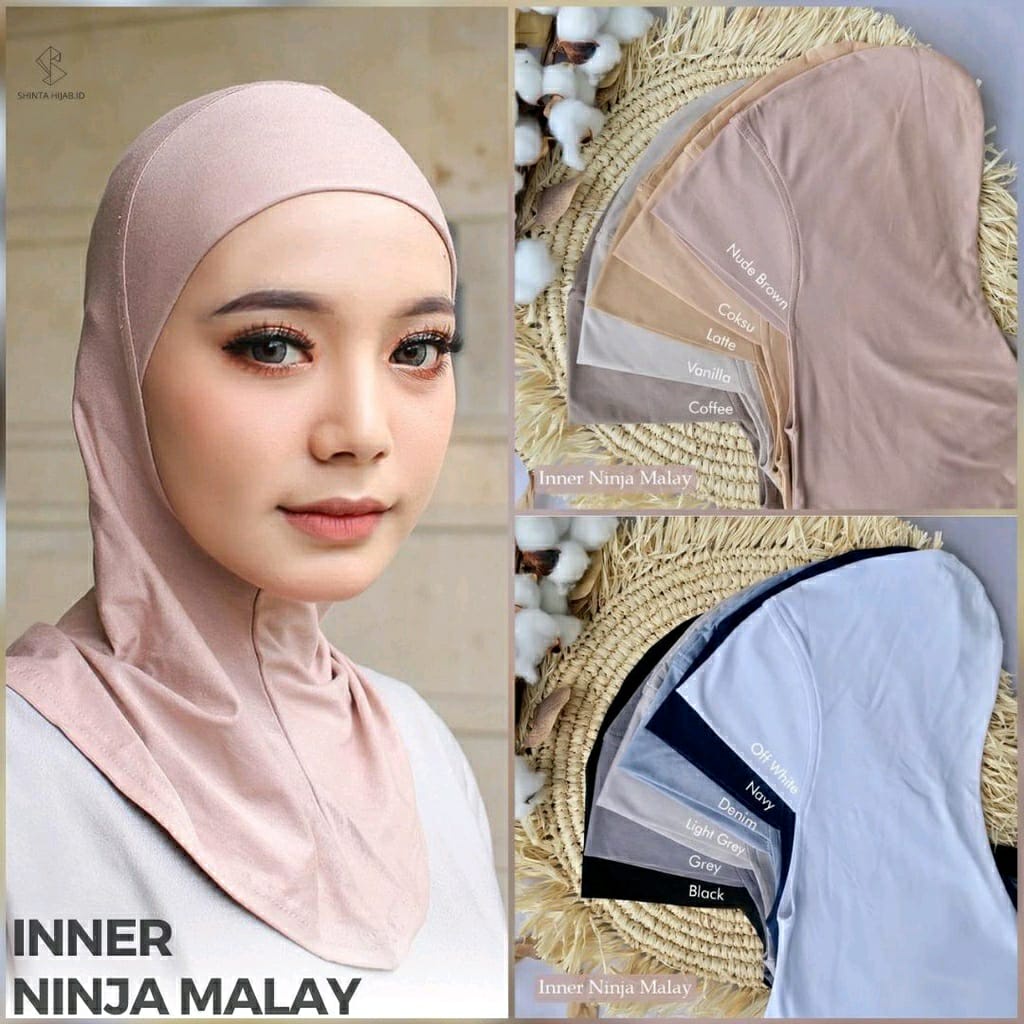 Inner Hijab Yuro Rayon Antem Malaysia Premium Non Resleting