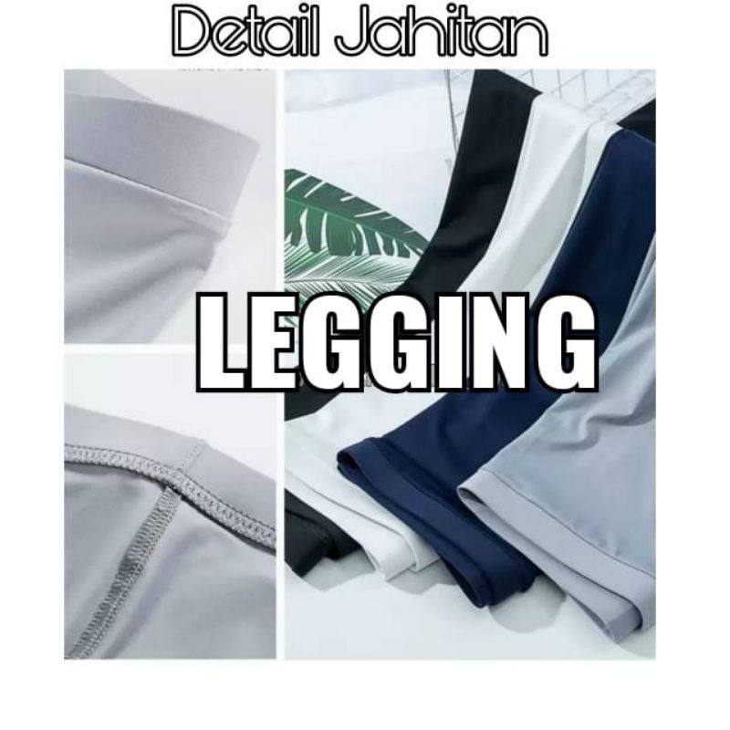 Legging Panjang Spandex Premium Standard &amp; Jumbo