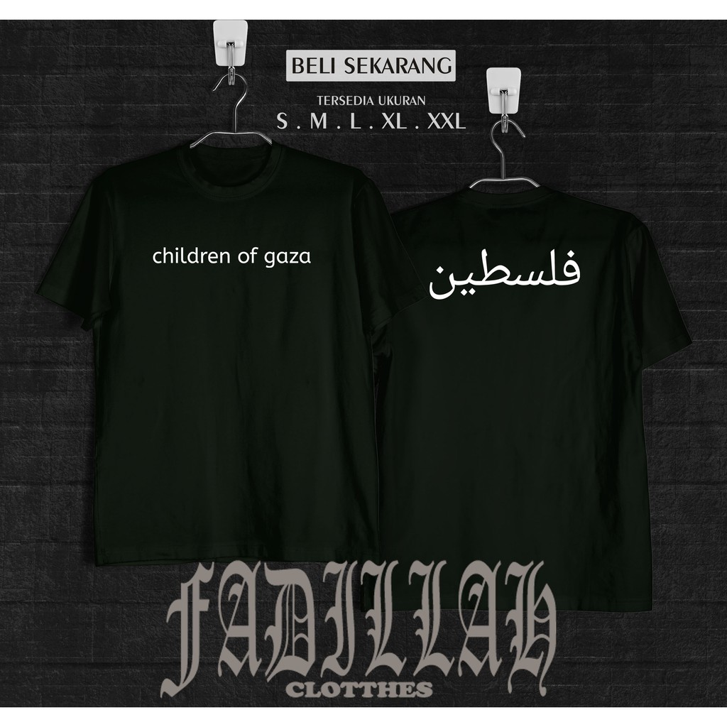 KAOS BAJU DAKWAH CHILDREN OF GAZA KAOS MUSLIM