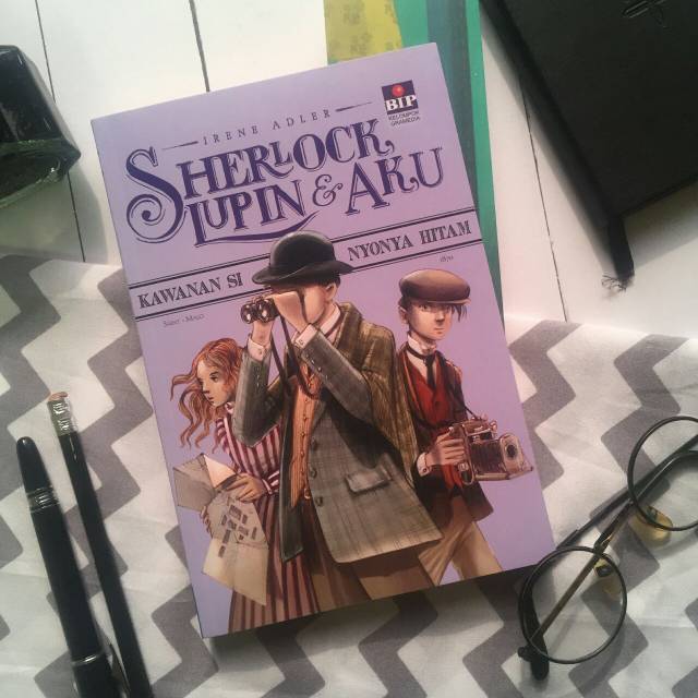 Sherlock, Lupin dan Aku 1 : Kawanan si Nyonya Hitam-Cover Baru