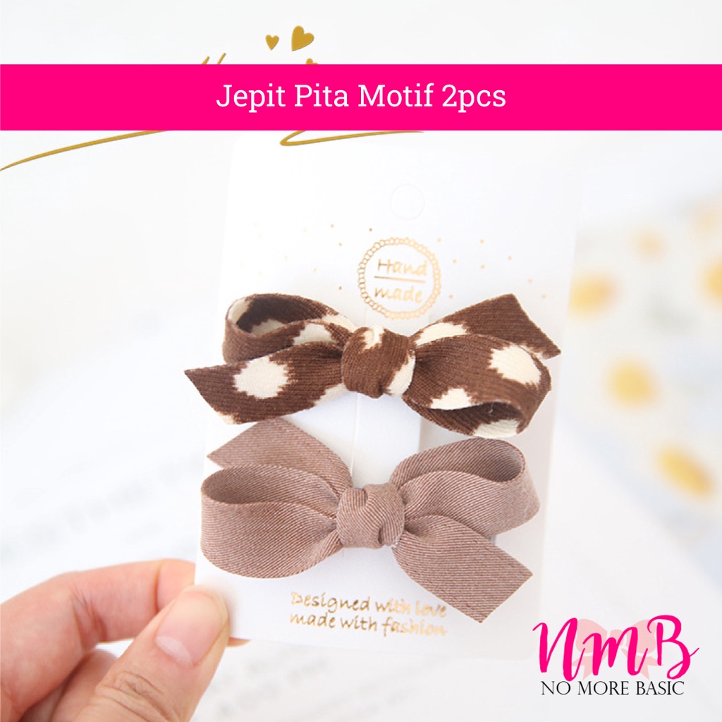 Jepit Pita Motif 2pcs Jepitan Rambut Anak Perempuan