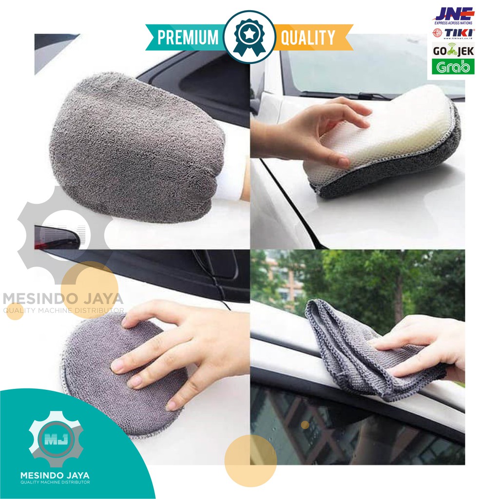 Kain Lap MIcrofiber Cuci Mobil Set 9 Pcs / Kemoceng Microfiber Car Wash Microfiber 9 PCS Premium