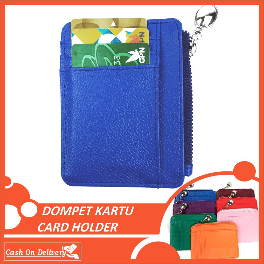 DOMPET KARTU WALLET CARD HOLDER KULIT PU LEATHER PREMIUM