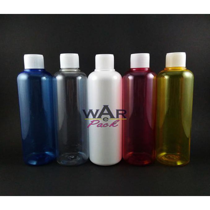 BOTOL PLASTIK KEMASAN PET BR 250ML TUTUP ULIR MADU ALMOND