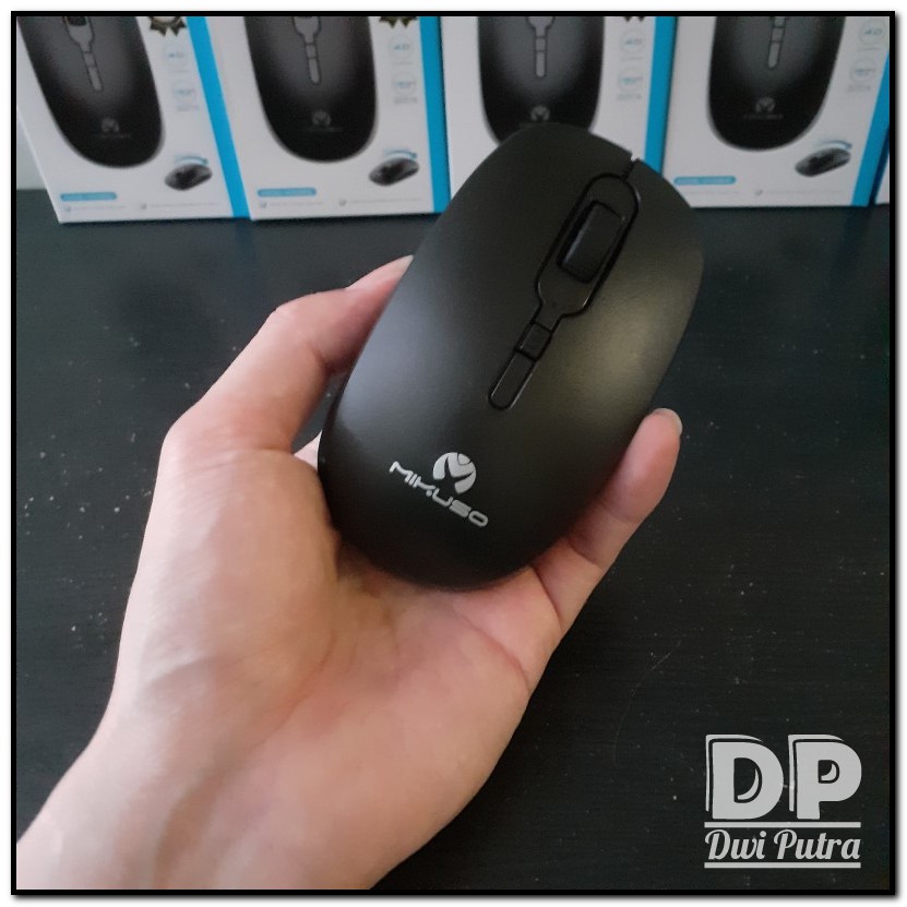 MOUSE WIRELESS MIKUSO W085 2.4GHz // ERGONOMIC DESIGN // BEST KEYBOARD COMPANION