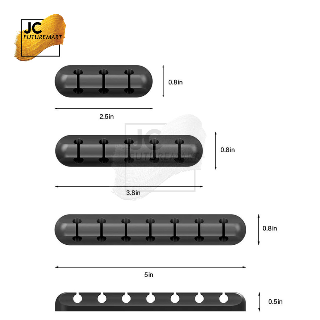 KABEL ORGANIZER CABLE MANAGEMENT CLIP SYSTEM SILICONE