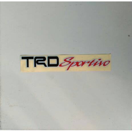 Stiker Mobil TRD Sportivo 4x20cm
