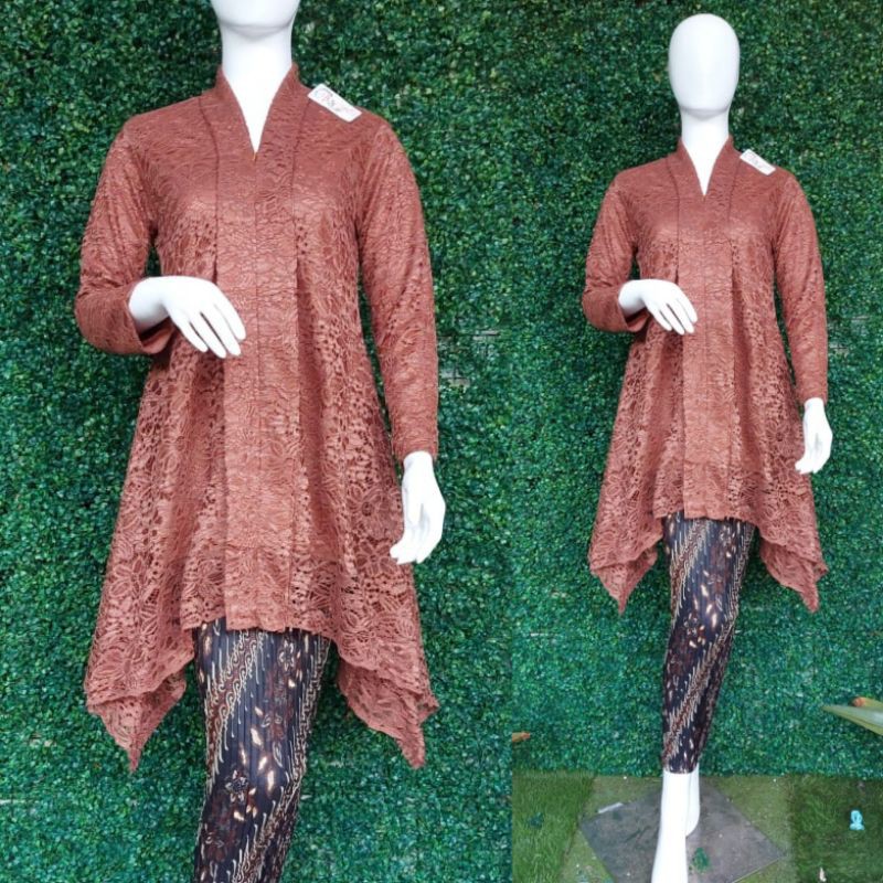 Setelan Kebaya Brokat / Kartini Brokat / Kebaya Modern /Kebaya Busui /Setelan Kebaya/ Ajc Kebaya