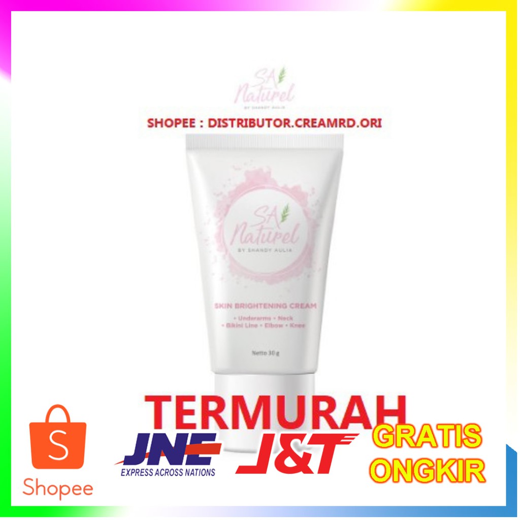 

BEST SELLER - [FREE GIFT] READY ORIGINAL SA Naturel Skin Brightening Cream by Shandy Aulia PEMUTIH