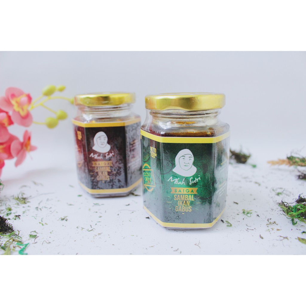 

Sambal ikan gabus (SAIGA) kemasan botol kaca 175gram