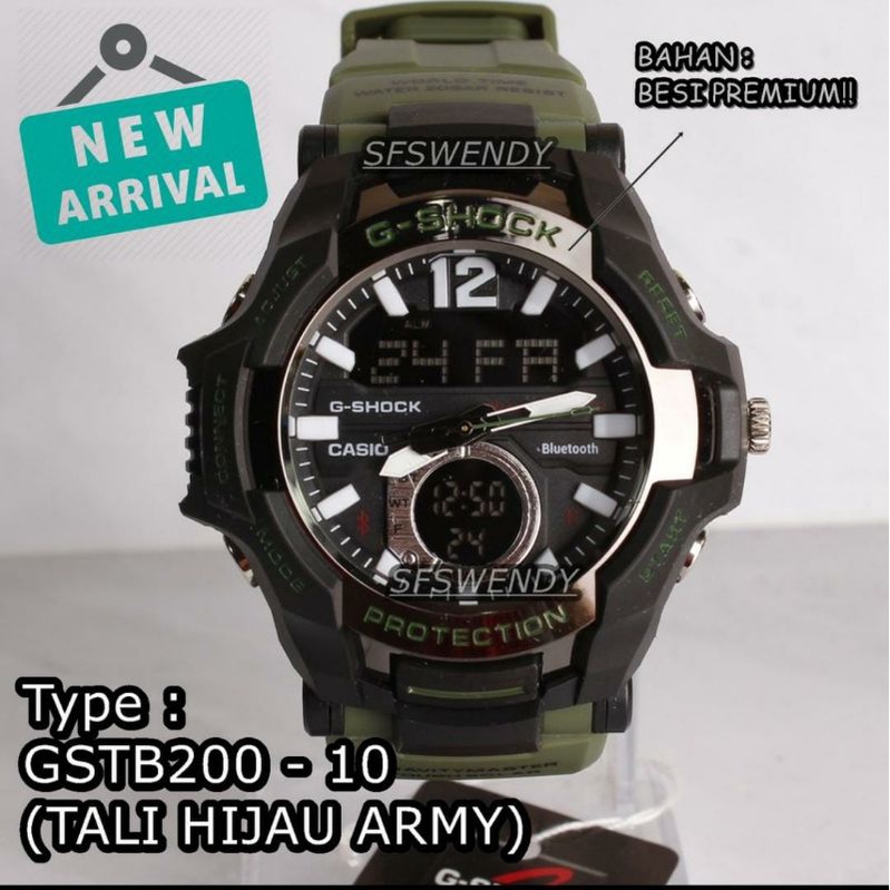 Jam Tangan_G_Shock_GSTB200_Jam Tangan Pria Jam Tangan Terlaris Anti Air Bisa COD