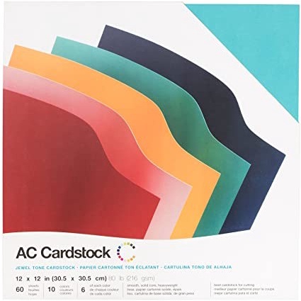 

Scrapbook Cardstock American Craft cardmaking photo album Jewel Tone