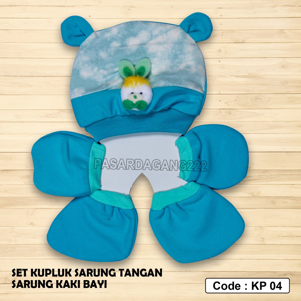 TOPI KUPLUK BAYI SET 3IN 1 KP04