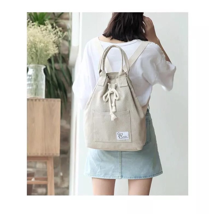 Twenty Bag - Tas Ransel Sekolah Anak Wanita Dan Pria Untuk Anak PAUD TK SD SMP Terbaru 2021 Kekinian Motif Carakter SERUT ELLISH Korean Sytle Bahan Canvas