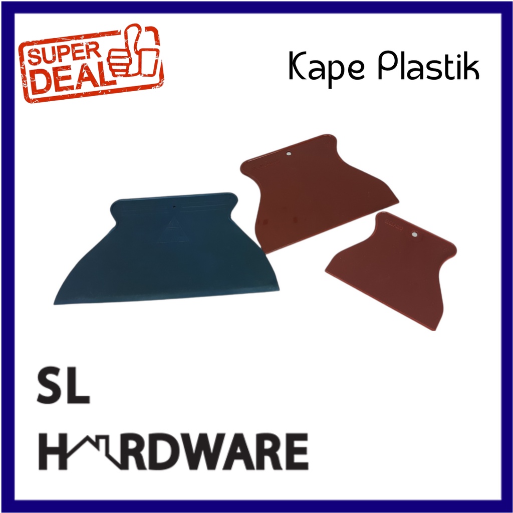 Kape Plastik PVC / Kape Plastik / Scraper