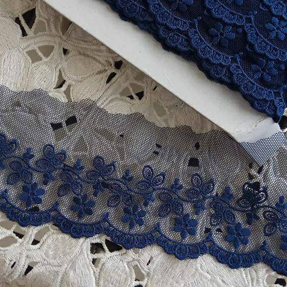 ♥MURAH LEBAY♥ Renda tile bunga bordir rajut brokat gyper / giper katun baju mukena kebaya gamis mete