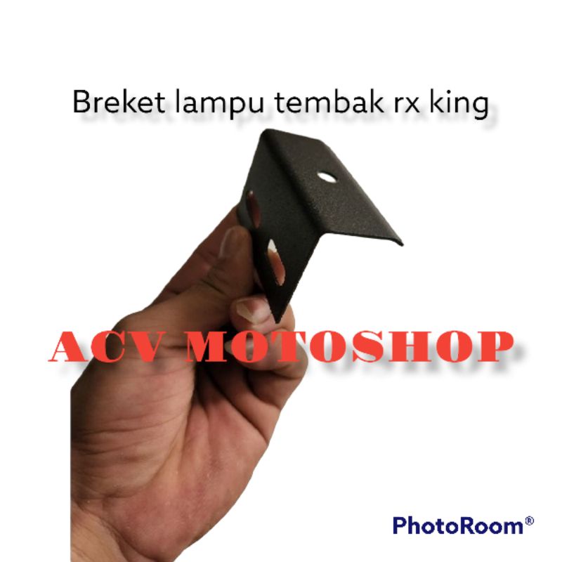 Breket lampu tembak RX KING /dudukan breket lampu depan rxking kecil