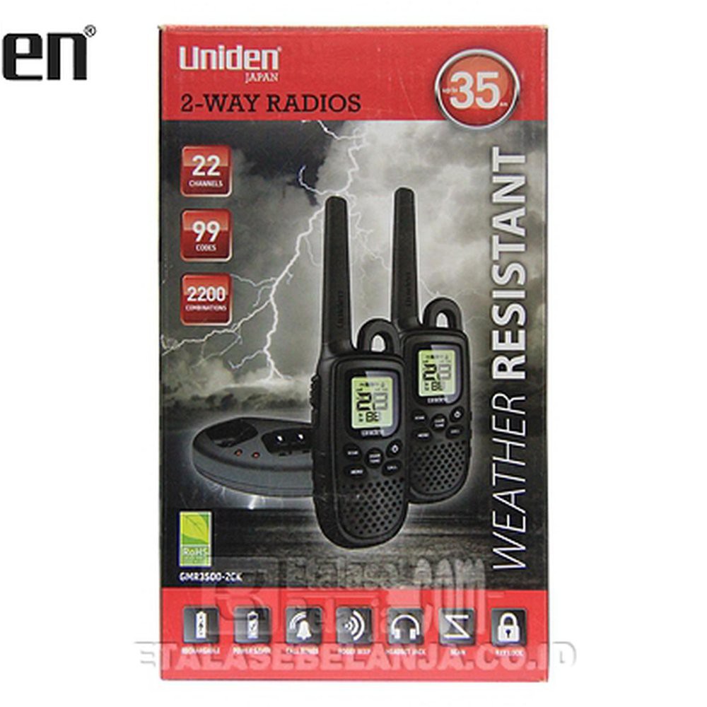 Uniden Walkie Talkie GMR3500 walky talky Berkualitas