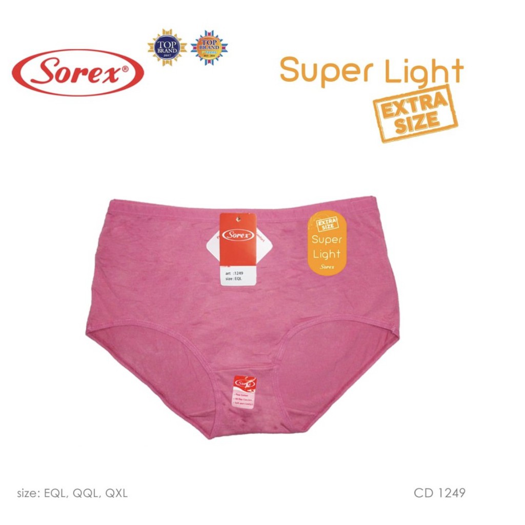 CD Wanita JUMBO SOREX 1249 Celana Dalam Big Size Panty Extra Size EQL QQL QXL celana dalam panties celdam wanita gemuk