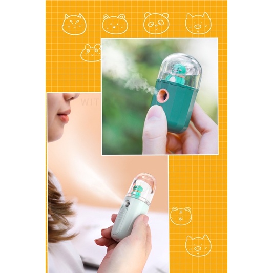 Nano spray mist mini portable karakter pelembab wajah NS01 NS02