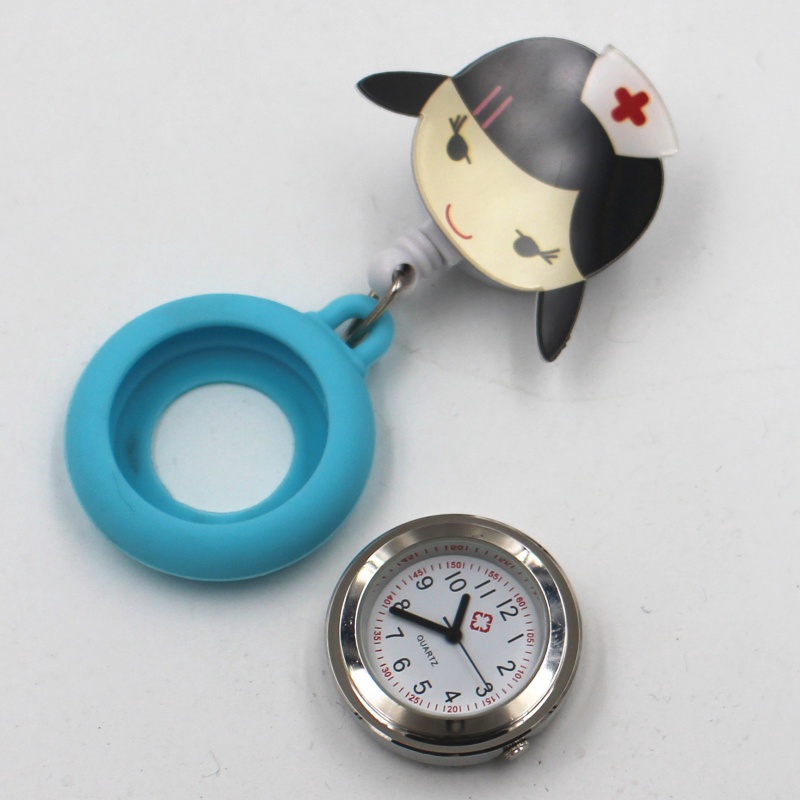 digital pocket watch with cover