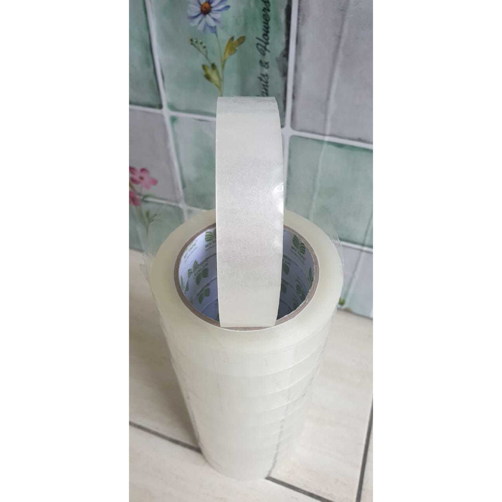 

Selotip Isolasi 24mm x 100 Yard 1" Inch Inci MY TAPE Bening Panjang Tebal