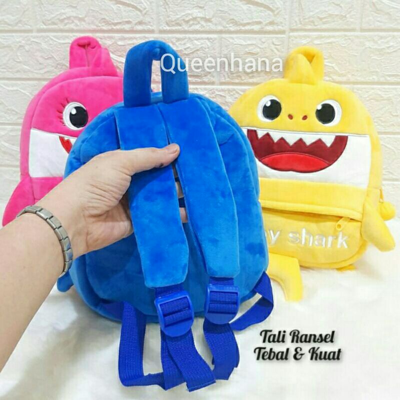 Bagpack Baby Shark Tas Ransel Anak Boneka Full Body Baby Shark