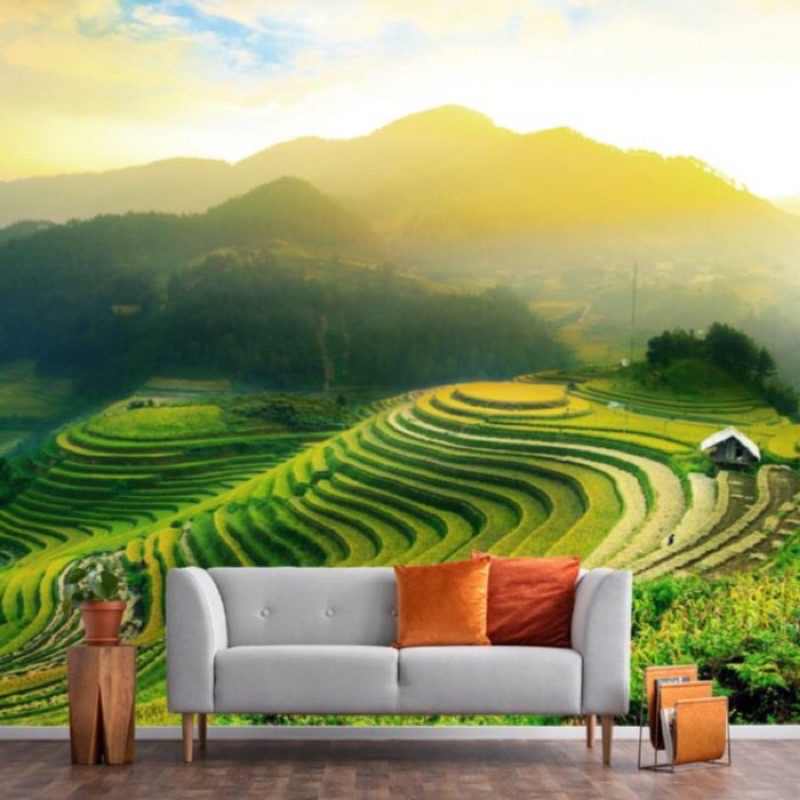 Wallpaper Mural Dinding Pemandangan Alam Bisa Custom