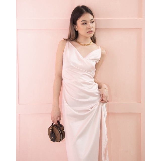 Mila satin dress