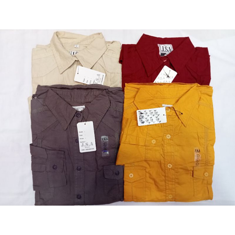 KEMEJA JSA WANITA LENGAN PANJANG ORIGINAL