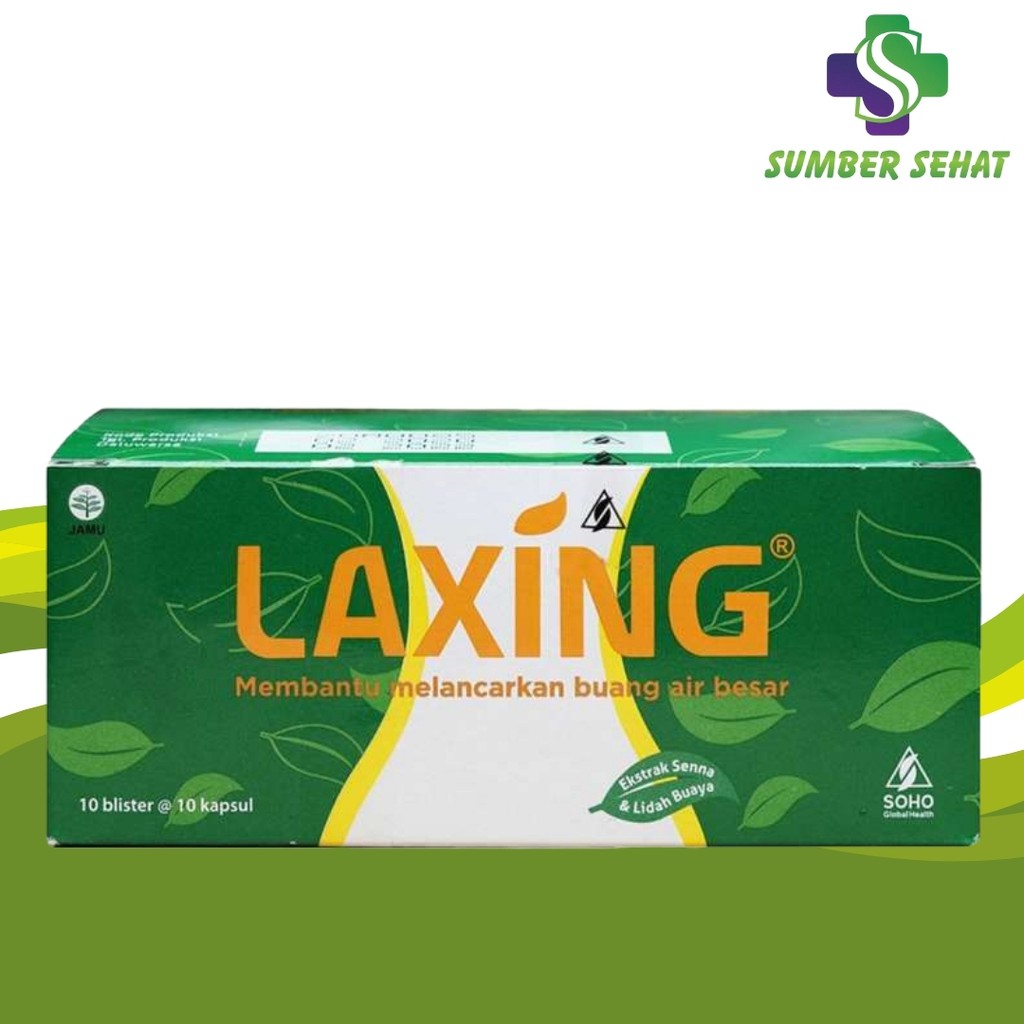 LAXING BOX 100 KAPSUL (STRIP ISI 4)