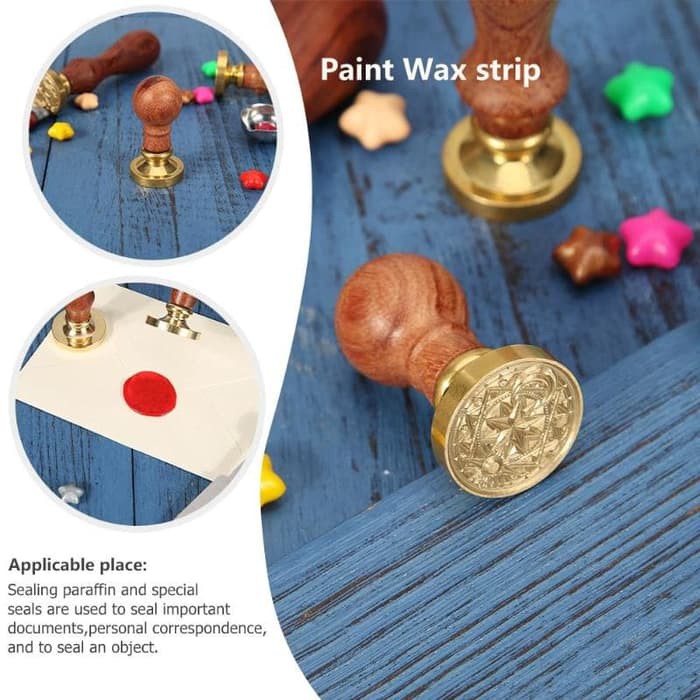 Wax Stamp Wooden Handle