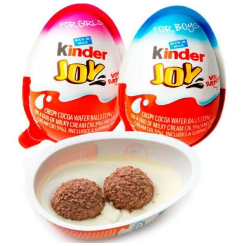 Bebek_Kcee Kinder Joy Cokelat Krispi 20Gr Dengan Kejutan Boy/Girl/Natoons