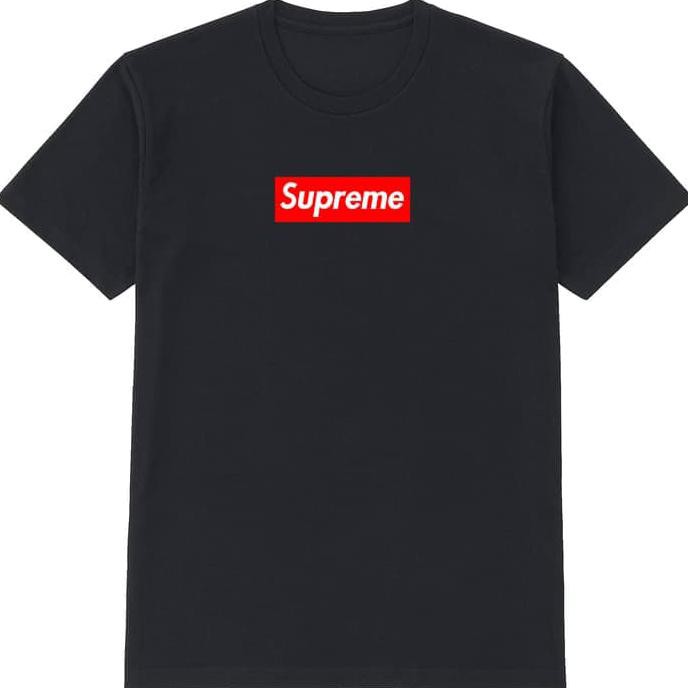 CUSTOM KAOS/TSHIRT BRANDED SUPREME BOX LOGO UNISEX TSHIRT Kode SPM-BL